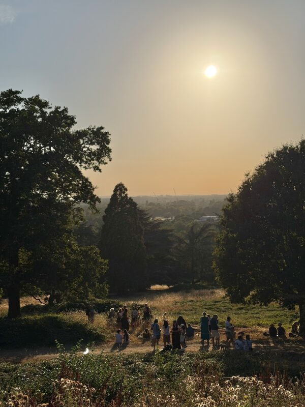 PlanetSKI watches the solar eclipse. Image © PlanetSKI.